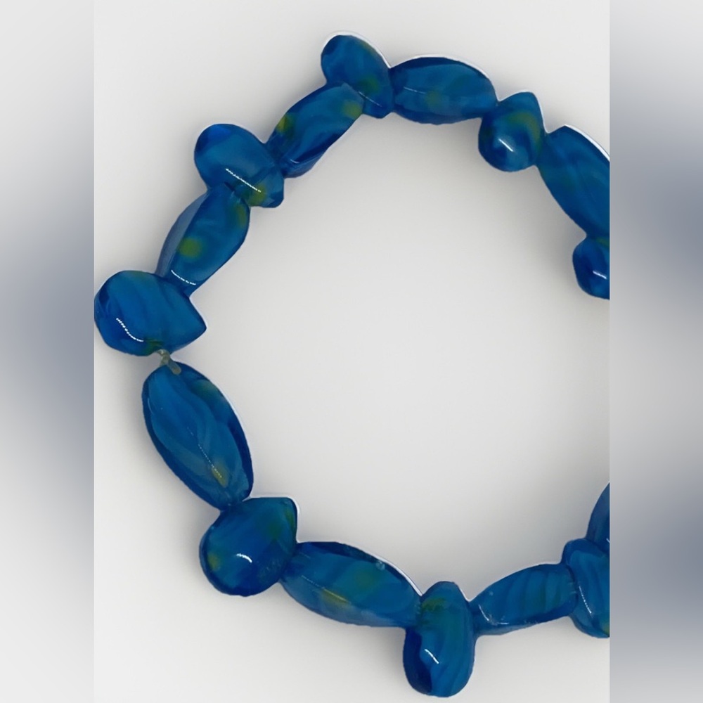 Turquoise and Yellow Rock Bracelet